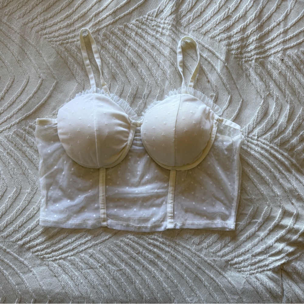 Bozzolo Cream Lace Bralette